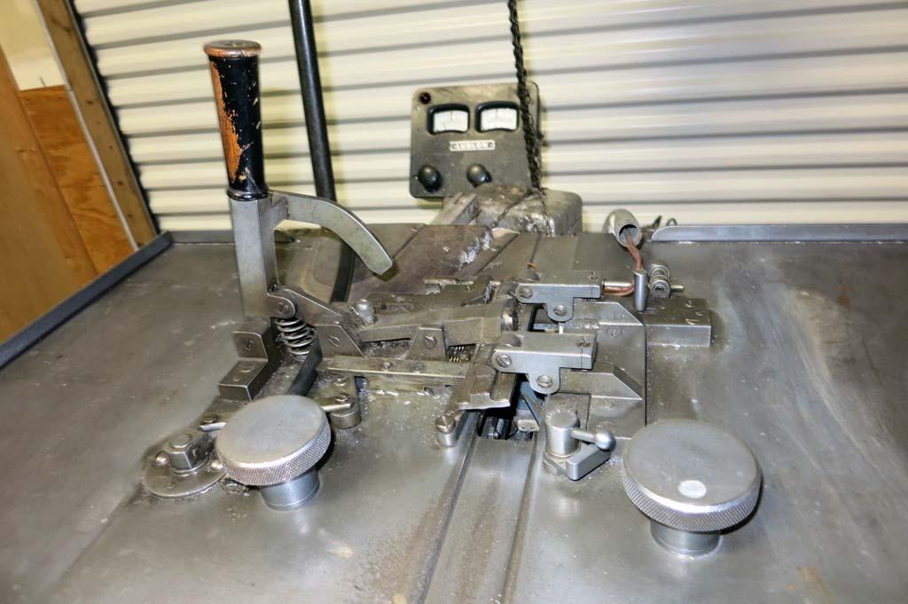 Lot #12: Ludlow Typograph Machine Model M With Cooling unit and Matrix ...
